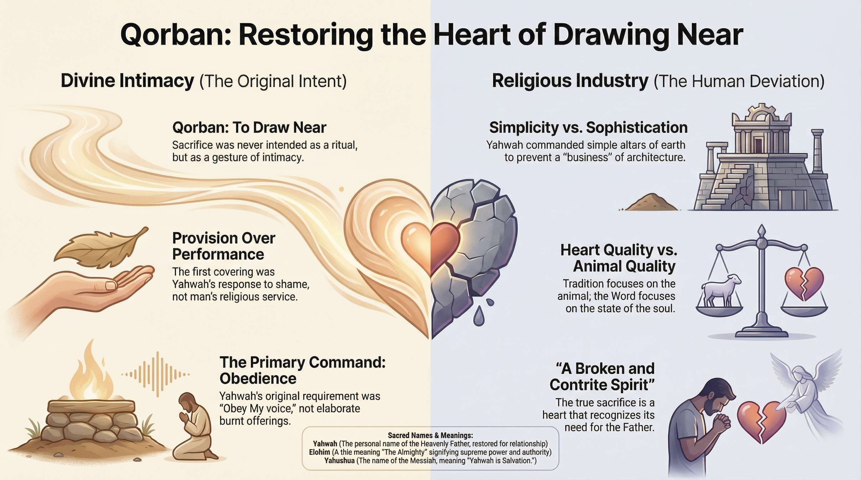 Qorban: Restoring the Heart of Drawing Near to Yahwah