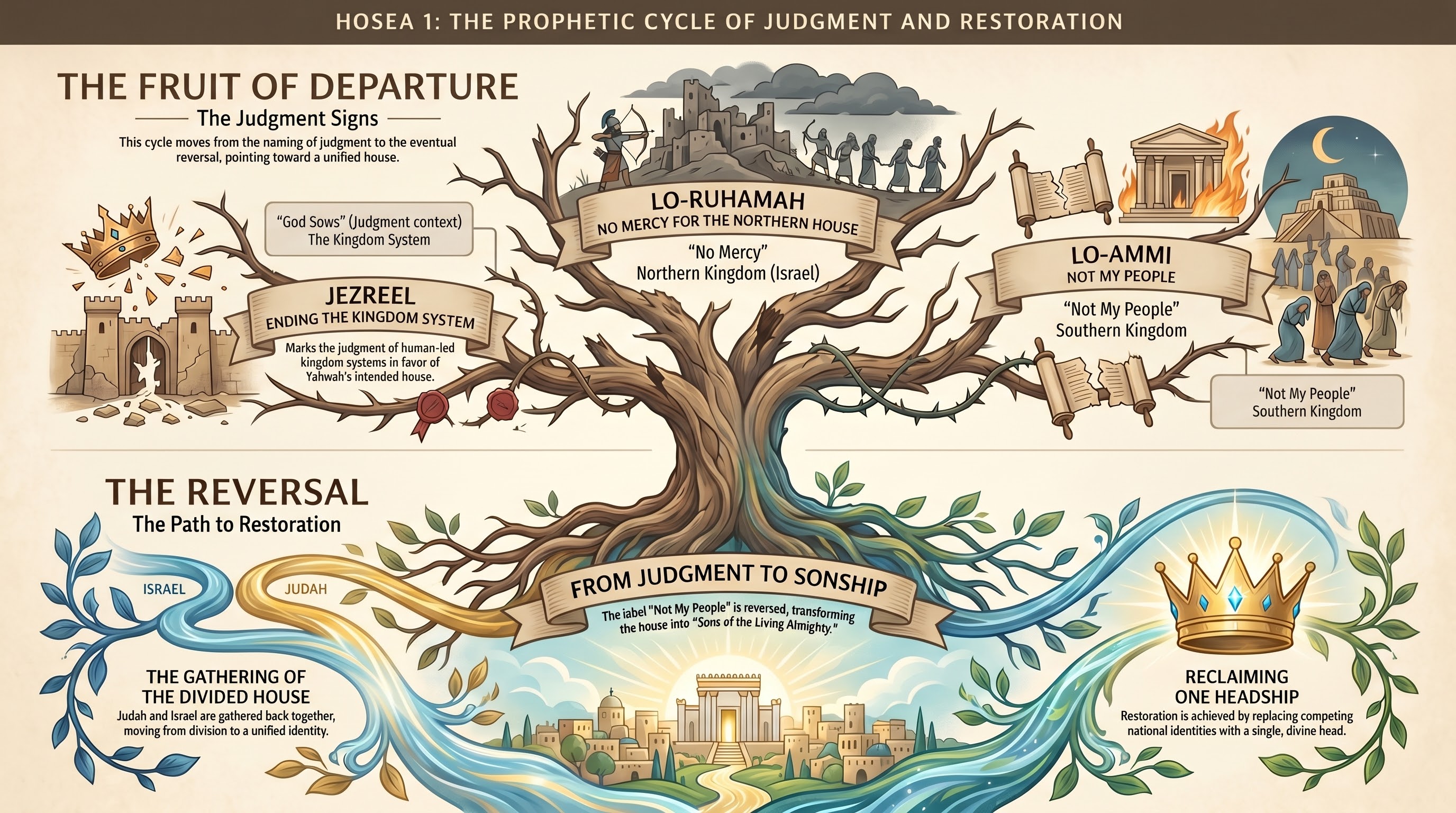 Hosea 1: Jezreel, Lo-Ruhamah, Lo-Ammi, And The Reversal Of Judgment